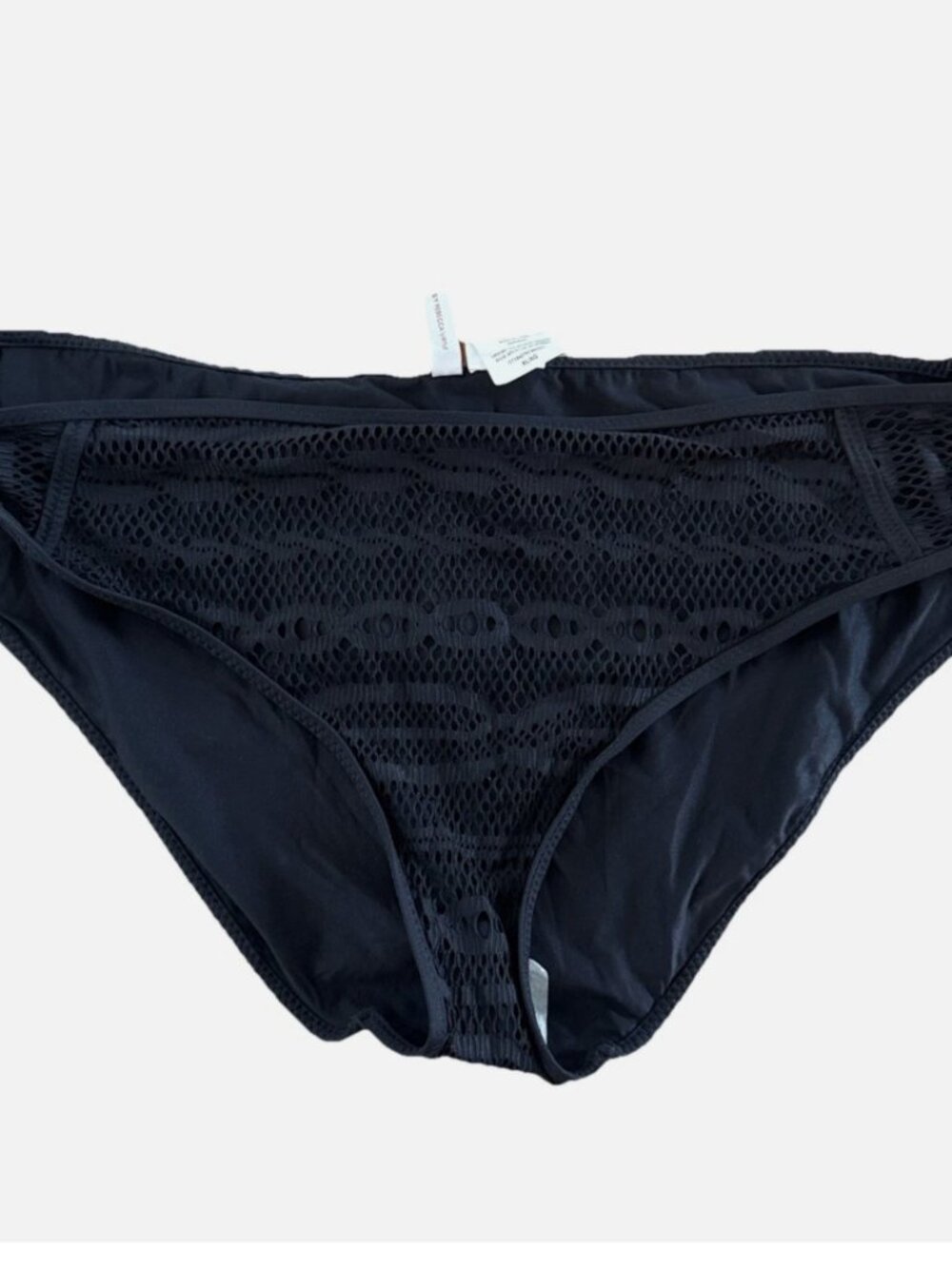 Becca Black Colorplay Crochet Hipster Bikini Bottom Kennedy Tab Extra Large